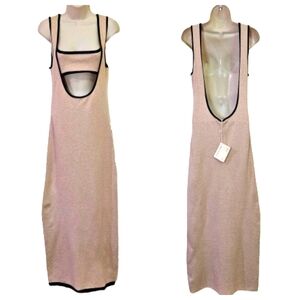 chinese dress ladies Narissa Metallic Knit Maxi Dress  Retrofete